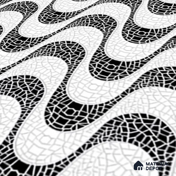 Highlighter Tiles  Tile TL 07246 Plana 6004 Sinking 1 ft x 1 ft Ceramic Matte Finish - 9 mm  | 2 mm Spacer is Mandatory (Sample)